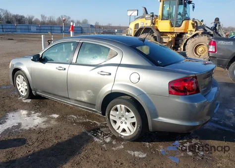 2013 Dodge Avenger Se V6 from USA, damaged, VIN 1C3CDZAG4DN757532